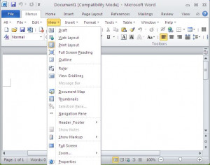 Classic Menu for Word 2010 - náhled