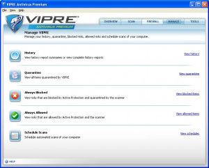 GFI VIPRE Antivirus - náhled