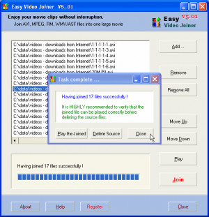 Easy Video Joiner - náhled