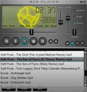 BZR Player - náhled