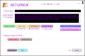 SetupBox - náhled