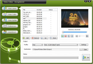 Oposoft Video Editor  - náhled