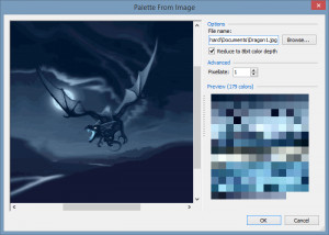 Cyotek Palette Editor - náhled