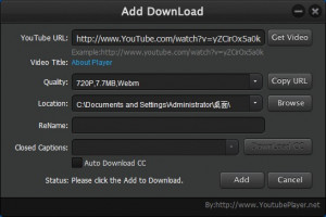 YouTubePlayer - náhled