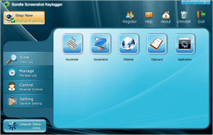 Sondle Screenshot Keylogger - náhled
