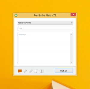 Pushbullet  - náhled