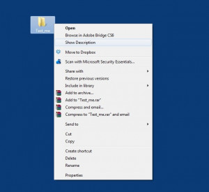 Folder Description - náhled