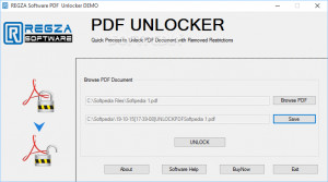 REGZA Software PDF Unlocker  - náhled