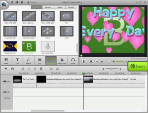 iSkysoft Video Editor  - náhled