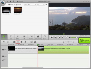 iSkysoft Video Editor  - náhled
