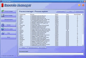 Execute Manager - náhled