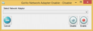 GoHo Network Adapter Enable - Disable - náhled
