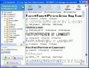 FastFontPreview - náhled