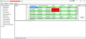 AD Bulk Admin Tool - náhled