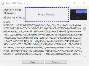 Data URI Creator - náhled