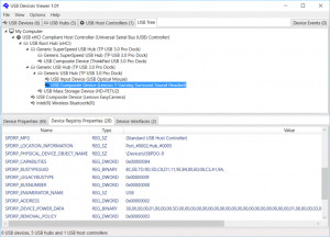 USB Devices Viewer - náhled