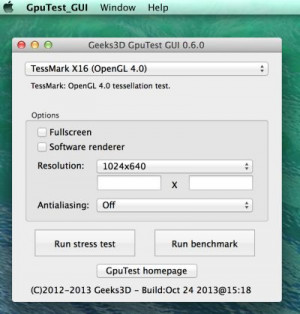 GpuTest - náhled