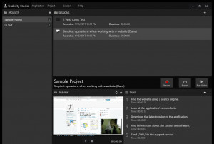 Usability Studio - náhled