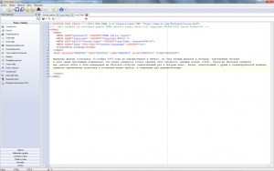 HTML editor Yugie - náhled