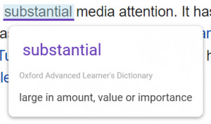 QuickDictionary - náhled