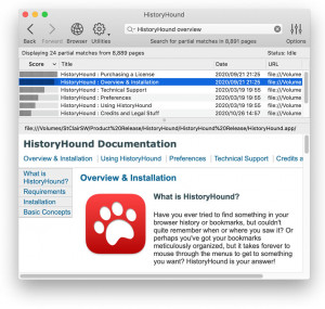 HistoryHound - náhled