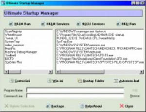 Ultimate Startup Manager - náhled