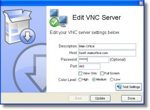 VNC Navigator - náhled