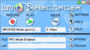 WM Recorder - náhled