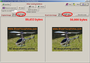 Adwords Exact File Resizer - náhled