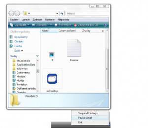 mDesktop - náhled