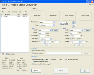 All-in-1 Mobile Video Converter - náhled