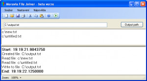 Moravia File Joiner - náhled