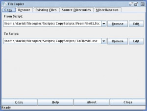 File Copier - náhled
