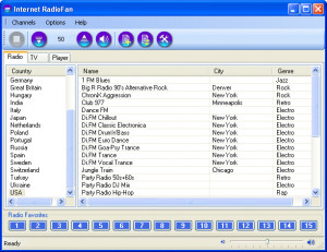 Internet RadioFan - náhled