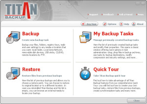 Titan Backup - náhled