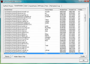 SysProt AntiRootkit - náhled