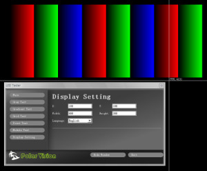 LED Sign Test Software - náhled
