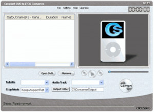 Cucusoft DVD to iPod Converter - náhled