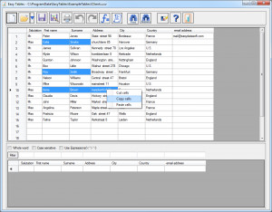 EasyTables - náhled
