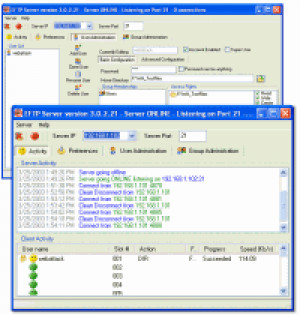 Encrypted FTP - náhled