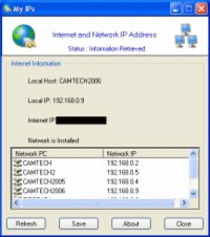 My IPs - náhled