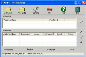 Audio To Video Mixer - náhled