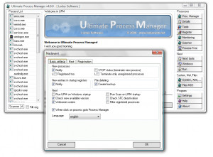 Ultimate Process Manager - náhled