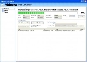 Videora iPod Converter - náhled