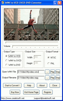 WMV to VCD SVCD DVD Converter - náhled