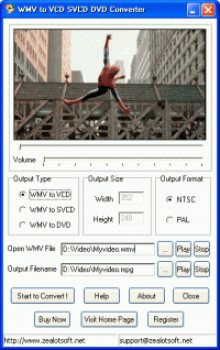 WMV to VCD SVCD DVD Converter - náhled