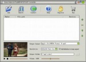 Easy Video to iPod/MP4/PSP/3GP Converter - náhled