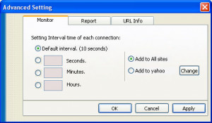 URL Monitor - náhled