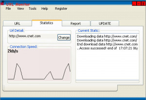 URL Monitor - náhled