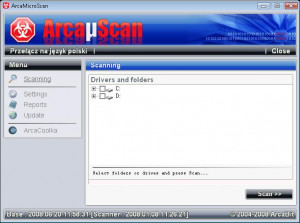 ArcaMicroScan - náhled